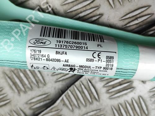 Right curtain airbag FORD TOURNEO CUSTOM V362 Bus (F3) 2.0 EcoBlue | BP30178227C12 