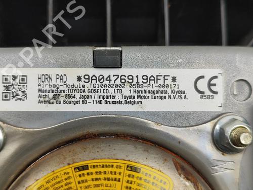 Driver airbag TOYOTA PRIUS PLUS (_W4_) 1.8 Hybrid (ZVW4_) | BP27531766C9 