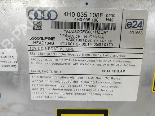 Electronic module AUDI A8 D4 (4H2, 4H8, 4HC, 4HL) 3.0 TDI quattro | BP21587927M83 
