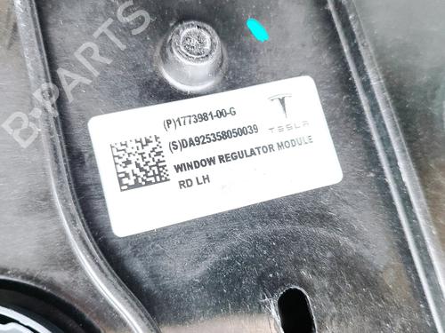 Rudehejsemekanisme venstre bagtil TESLA MODEL 3 (5YJ3) EV | BP38162519C24  - Image 8