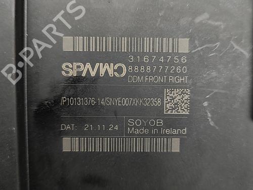 Right front window motor VOLVO XC90 II (256) B5 Mild Hybrid AWD | BP31834929E20 