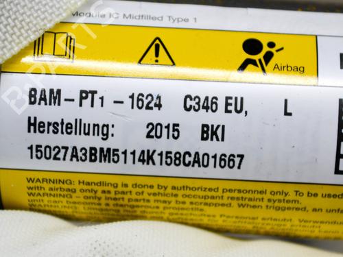 Left curtain airbag FORD FOCUS III 2.0 ST | BP14622346C11 