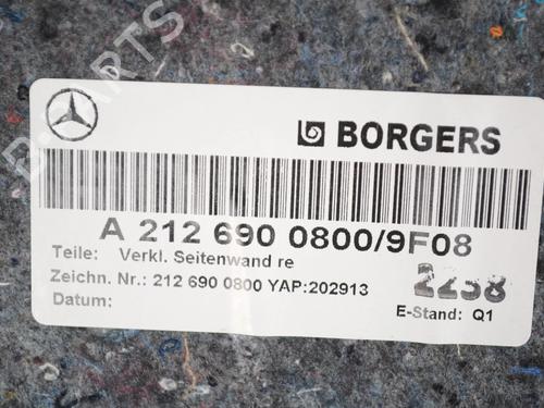 Bagagerumsbeklædning MERCEDES-BENZ E-CLASS (W212) E 220 CDI / BlueTEC (212.001, 212.002) | BP30235451I3 