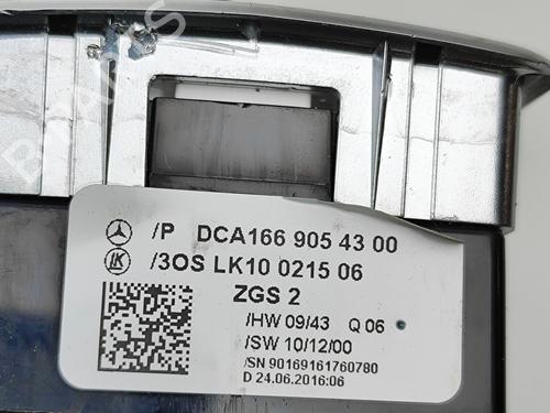 Right front window switch MERCEDES-BENZ CLA Coupe (C117) CLA 220 CDI / d (117.303) | BP25912811I26 
