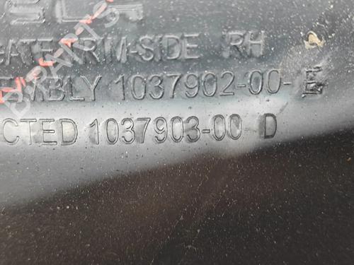 Pynteliste til bagklap TESLA MODEL X (5YJX) P100D AWD | BP28435546C151  - Image 8
