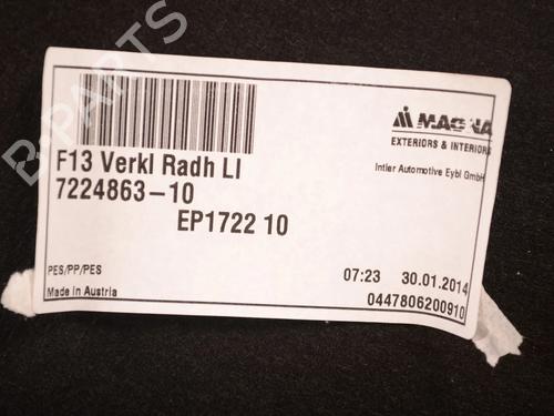 Boot lining BMW 6 Coupe (F13) 640 d | BP30226456I3 