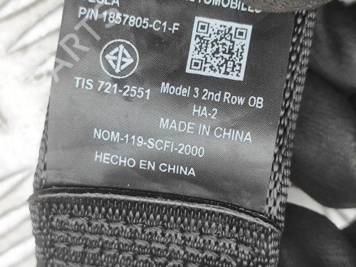 Rear left seatbelt TESLA MODEL 3 (5YJ3) EV Performance AWD | BP33697733I29  - Image 7