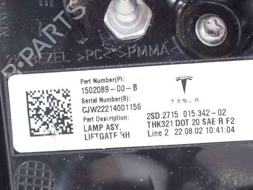 Right tailgate light TESLA MODEL 3 (5YJ3) EV AWD | BP27762145C80