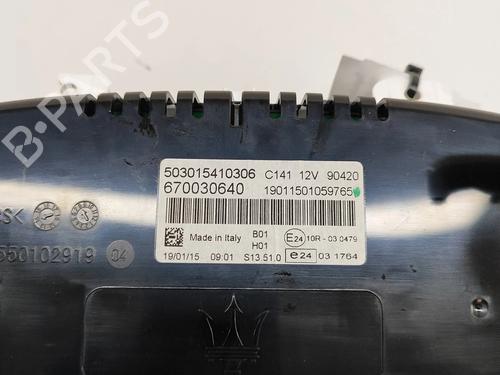 Instrument cluster MASERATI GHIBLI III (M157) 3.0 S Q4 | BP24581241C47 