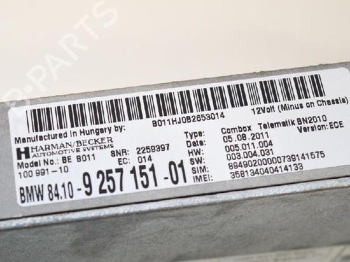 Electronic module BMW 5 (F10) 520 d | BP6758237M83 