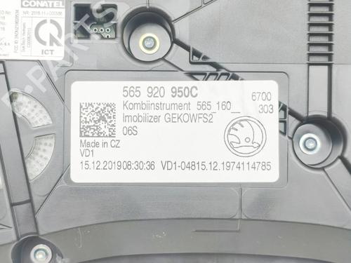 Instrument cluster SKODA KAROQ (NU7, ND7) 1.5 TSI | BP37798023C47  - Image 8