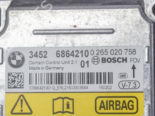 ECU airbags BMW 2 Convertible (F23) M 235 i | BP6765997M53 