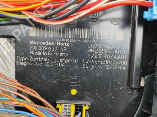 Fuse box MERCEDES-BENZ E-CLASS (W212) E 220 CDI / BlueTEC (212.001, 212.002) | BP31528745E1 
