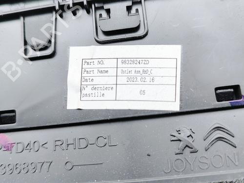 Air vent PEUGEOT 508 II (FB_, FH_, F3_) Hybrid 225 (F35GQU) | BP29975460I21 