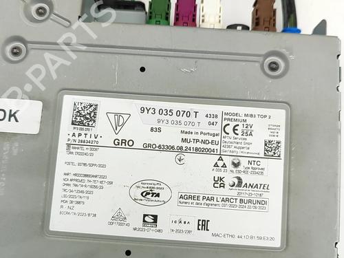 Electronic module PORSCHE CAYENNE Coupe (9YB) 4.0 S AWD (9YBBJ1) | BP29594142M83 