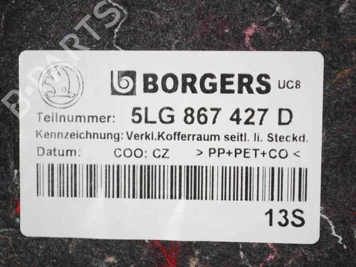 Boot lining SKODA ENYAQ iV SUV (5AZ) 50 | BP30247916I3