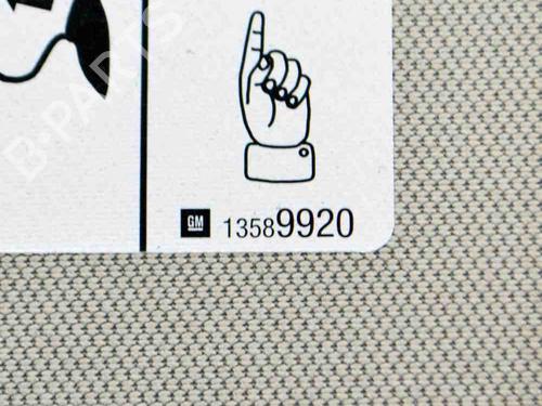 Left sun visor OPEL MOKKA / MOKKA X (J13) 1.4 (_76) | BP8354643I1