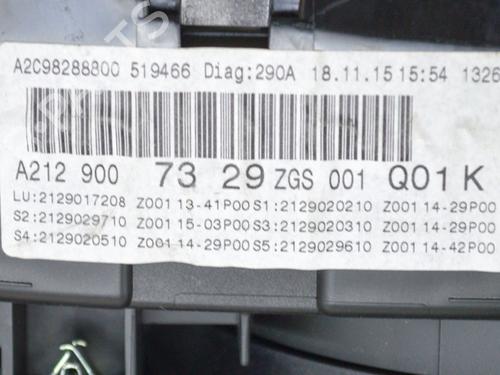 Instrument cluster MERCEDES-BENZ E-CLASS (W212) E 220 CDI | BP10368926C47 