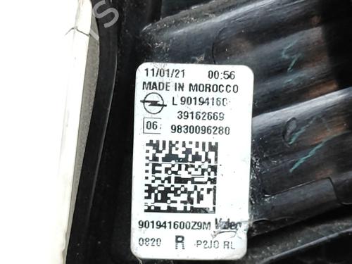 Right tailgate light OPEL CORSA F (P2JO) 1.2 (68) | BP29007376C80  - Image 5