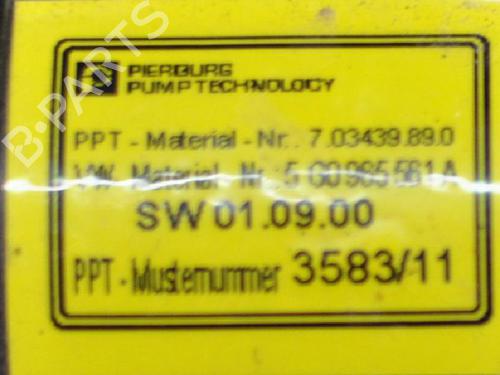 Auxiliary water pump AUDI A3 (8V1, 8VK) 2.0 TDI | BP14646842M111 