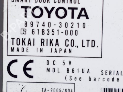 Electronic module LEXUS GS (_S19_) 300 (GRS190_, GRS190R) | BP9227813M83 