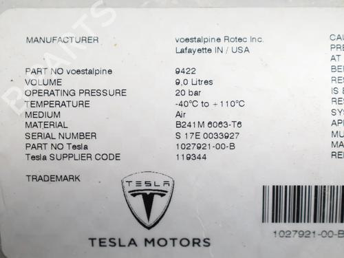 Suspension compressor TESLA MODEL X (5YJX) 90D AWD | BP30258091M103 