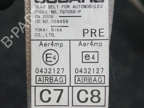 Front right seatbelt SUBARU LEGACY IV Estate (BP) 2.0 D AWD (BPD) | BP10402644I25 