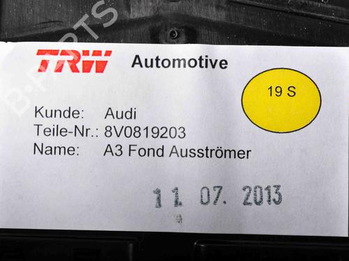 Used Air vent AUDI A3 Convertible (8V7, 8VE) 2.0 TDI (136 hp) 30255541
