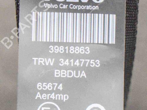 Rear right seatbelt VOLVO XC60 I SUV (156) D4 AWD | BP6864127I28