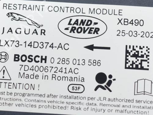 ECU airbags JAGUAR I-PACE (X590) EV400 AWD | BP29391135M53 