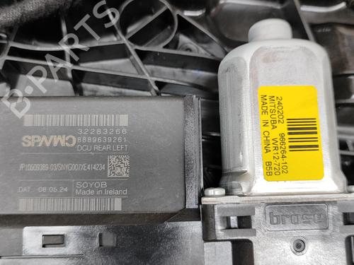 Rear right window mechanism VOLVO XC40 (536) B3 Mild-Hybrid | BP28555688C25 