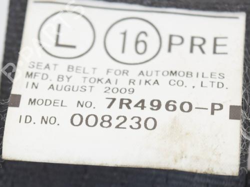 Front left seatbelt LEXUS RX (_L1_) 450h AWD (GYL15_) | BP6864650I26 