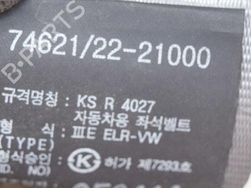 Front right seatbelt SSANGYONG RODIUS I 2.7 Xdi 4WD | BP10401653I25 