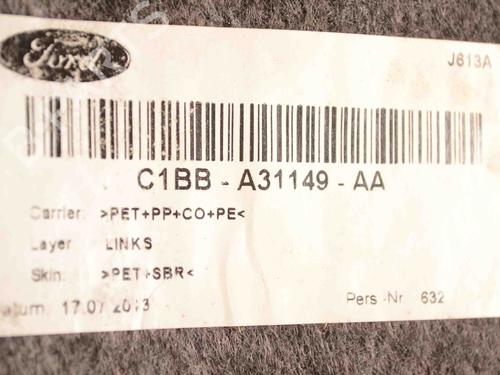 Boot lining FORD FIESTA VI (CB1, CCN) 1.6 TDCi | BP30219869I3