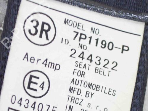 Front right seatbelt CITROËN C1 (PM_, PN_) 1.0 | BP13320141I25 