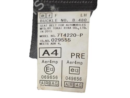 Front left seatbelt TOYOTA GT 86 Coupe (ZN6_) 2.0 (ZN6AC_, ZN6BC_, ZN6K) | BP30249218I26 