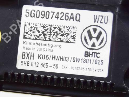 Climate control VW GOLF VII (5G1, BQ1, BE1, BE2) 2.0 TDI | BP7732778I5