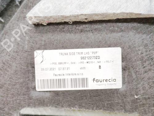 Boot lining DS DS 7 Crossback (J4_, JR_, JC_) 1.6 PureTech 225 (J45GCR, J45GGR) | BP39958884I3 - Image 5