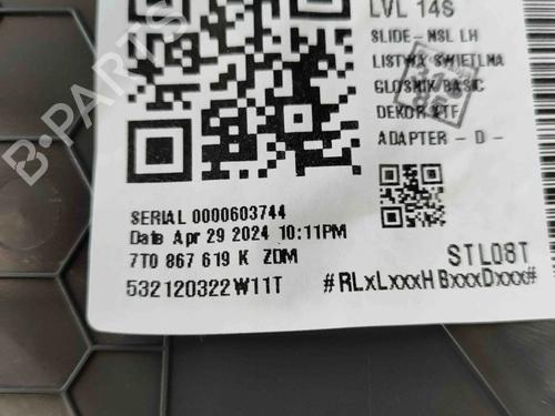 Rear left panel VW MULTIVAN T7 (STM, STN) 1.4 eHybrid | BP29542292C60 