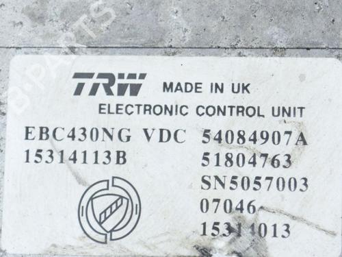 ABS pump ALFA ROMEO BRERA (939_) 2.4 JTDM 20V (939DXD1B, 939DXD12) | BP9296574M43 