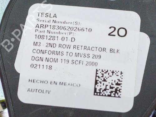 Rear right seatbelt TESLA MODEL 3 (5YJ3) EV AWD | BP27757093I28  - Image 6