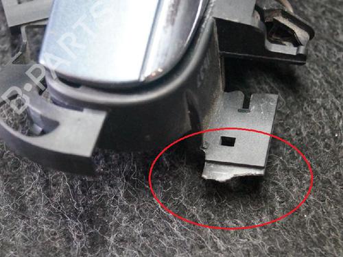 Front right exterior door handle AUDI A6 C6 (4F2) 2.0 TFSI | BP6724503C129 