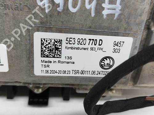 Instrument cluster SKODA OCTAVIA IV Combi (NX5, PV5) 1.5 TSi | BP28554257C47