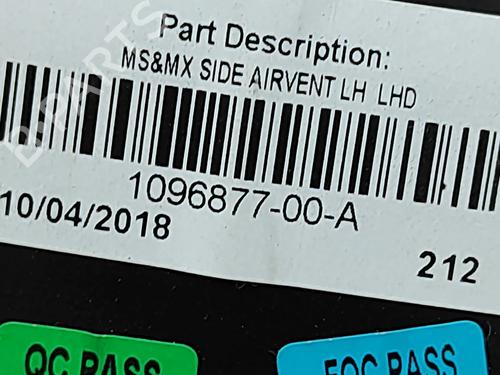 Air vent TESLA MODEL X (5YJX) P100D AWD | BP26319784I21  - Image 6