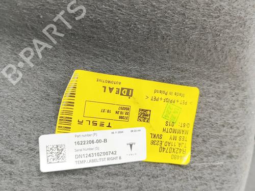 Boot lining TESLA MODEL Y (5YJY) EV Performance All-wheel Drive | BP34701475I3 - Image 7