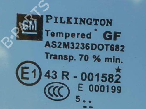 Used Rear left quarter glass OPEL ZAFIRA / ZAFIRA FAMILY B (A05) 1.6 (M75) (105 hp) 10402606