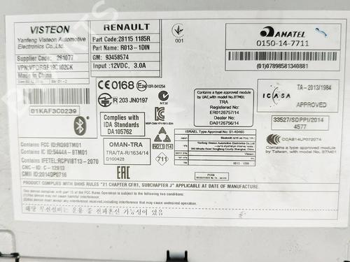 Electronic module OPEL VIVARO B Van (X82) 1.6 CDTI (05) | BP33382684M83 - Image 7