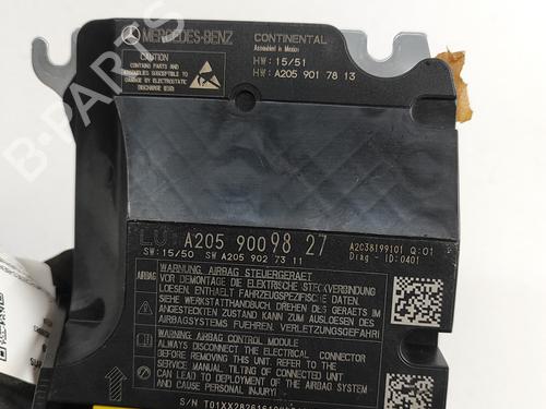 Kollisjonspute styreenhet MERCEDES-BENZ C-CLASS Convertible (A205) C 220 d (205.404) | BP29542935M53 