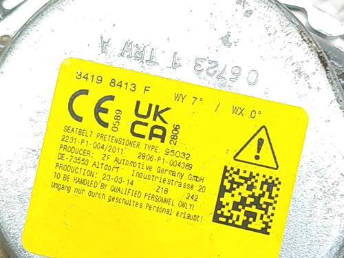 Front left seatbelt PEUGEOT 3008 II SUV (MC_, MR_, MJ_, M4_) Hybrid 180 (M4DGLU) | BP30178342I26