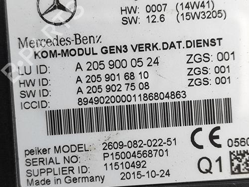 Electronic module MERCEDES-BENZ GLA-CLASS (X156) GLA 220 CDI 4-matic (156.905) | BP16536747M83 